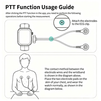 Bracelet intelligent personnalisé avec logo, étanche IP68, sans écran, ECG, HRV, unisexe, tracker de fitness, fréquence cardiaque, oxygène sanguin, avec SDK