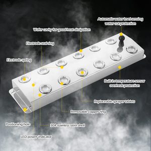 DC48V 12 Head <strong>Humidifier</strong> + 220V Waterproof Power Supply Including Float Chamber Ultrasonic Mist Maker Fogger EU/AU/<strong>UK</strong>/US - Product Image 3
