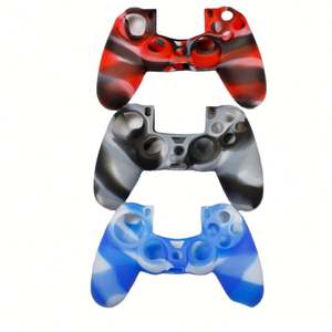 <span class=keywords><strong>2023</strong></span> contrôleur Silicone peau manchon étui en caoutchouc couverture Grip Gel pour Playstation 4 <span class=keywords><strong>PS4</strong></span> Slim Pro couleur mélangée - Product Image 1