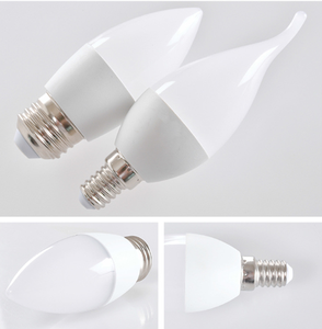 Trung Quốc Nhà Máy HQ LED ánh sáng LED bóng đèn nến nhựa + nhôm bóng đèn C35 CA35 E26 E27 E14 SMD LED bóng đèn - Product Image 6