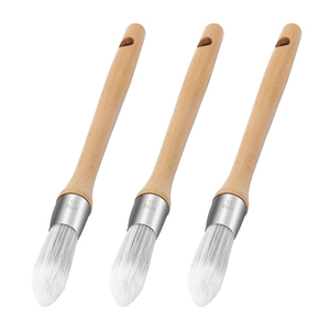<span class=keywords><strong>Set</strong></span> di <span class=keywords><strong>Pennelli</strong></span> Professionali Sanfine per Pittura su Mobili, <span class=keywords><strong>Pennelli</strong></span> a Gesso, <span class=keywords><strong>Set</strong></span> di <span class=keywords><strong>Pennelli</strong></span> Rotondi in Setole Sintetiche Serie Artigianale - Product Image 3