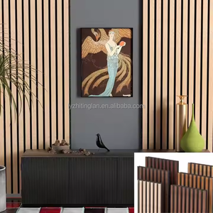 Paneles acústicos de MDF de tamaño personalizado Tableros de techo Paredes de Akupanel Panel modular insonorizado Tablero absorbente de sonido - Product Image 1
