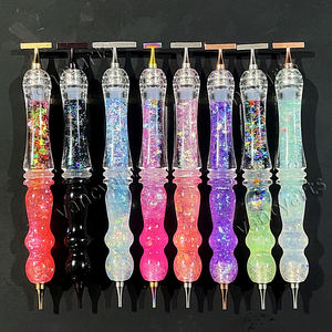 Stylo à résine liquide scintillante VANCY ARTS Diamond Art avec embouts métalliques à vis pour kits de peinture au <span class=keywords><strong>diamant</strong></span> - Product Image 1