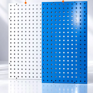 Pannello Portautensili in Metallo Multifunzione da Parete per Garage, Espositore Durevole per Attrezzi da Autolavaggio - Product Image 4