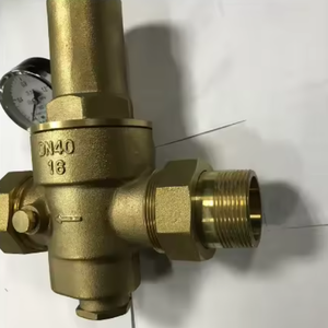 Válvula Reductora de Presión de Agua Manual de Latón DN40, Tipo Unión con Manómetro, Regulador de Presión Ajustable, Alivio de Presión para Tuberías de Agua - Product Image 4