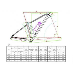 Khung xe đạp leo núi <span class=keywords><strong>carbon</strong></span> mới BIKEDOC HQMTB-05, khung xe đạp leo núi <span class=keywords><strong>carbon</strong></span> 29er - Product Image 3