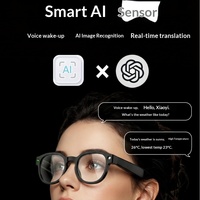 Nouvelles lunettes intelligentes AIMB-S1 pour la fonctionnalité d'appel, la lecture de musique, la connectivité Wi-Fi, la caméra 200MP, l'enregistrement photo et vidéo