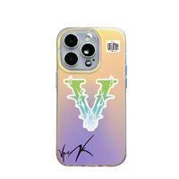 Coque de téléphone portable élégante à impression UV de couleur dégradée pour iPhone 14 15 16 Pro Max Coque Vrunk Housse antichoc