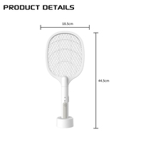 Xgdayung — raquette anti-moustiques électrique, raquette anti-insectes d'intérieur, pour tuer les insectes volants, antiparasitaire
