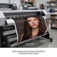 Autocollant en PP mat non imperméable 120 g/m² pour impression numérique intérieure