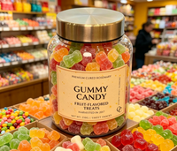 ECOBOX Contenants de rangement hermétiques pour bonbons, épices, céréales, graines, aliments secs, bonbons gélifiés et friandises en vrac pour magasin