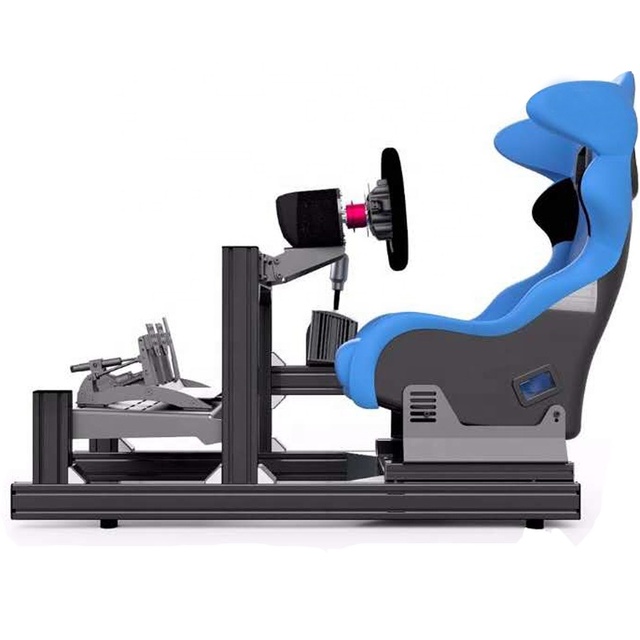 Black Anodized Sim Racing Frames Cockpit Racing Rig Competition Simulator 6063 T Slot Industrial Extrusion Aluminum Profiles