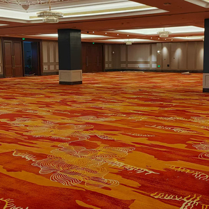 Moquette Axminster di Alta Qualità 80% <span class=keywords><strong>Lana</strong></span> e 20% Nylon per Hotel, Lussuoso <span class=keywords><strong>Tappeto</strong></span> da Sala da Ballo e Banchetti, Design Personalizzato da Parete a Parete - Product Image 6