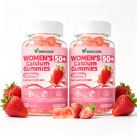 Gommes à mâcher au calcium pour femmes adultes avec vitamines D et K pour la santé des os, complément alimentaire délicieux et à mâcher, nutrition quotidienne