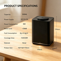 Diffuseur d'arômes commercial électrique en métal de luxe pour hall d'hôtel, avec contrôle par application, pour marketing olfactif et huiles essentielles, vente en gros
