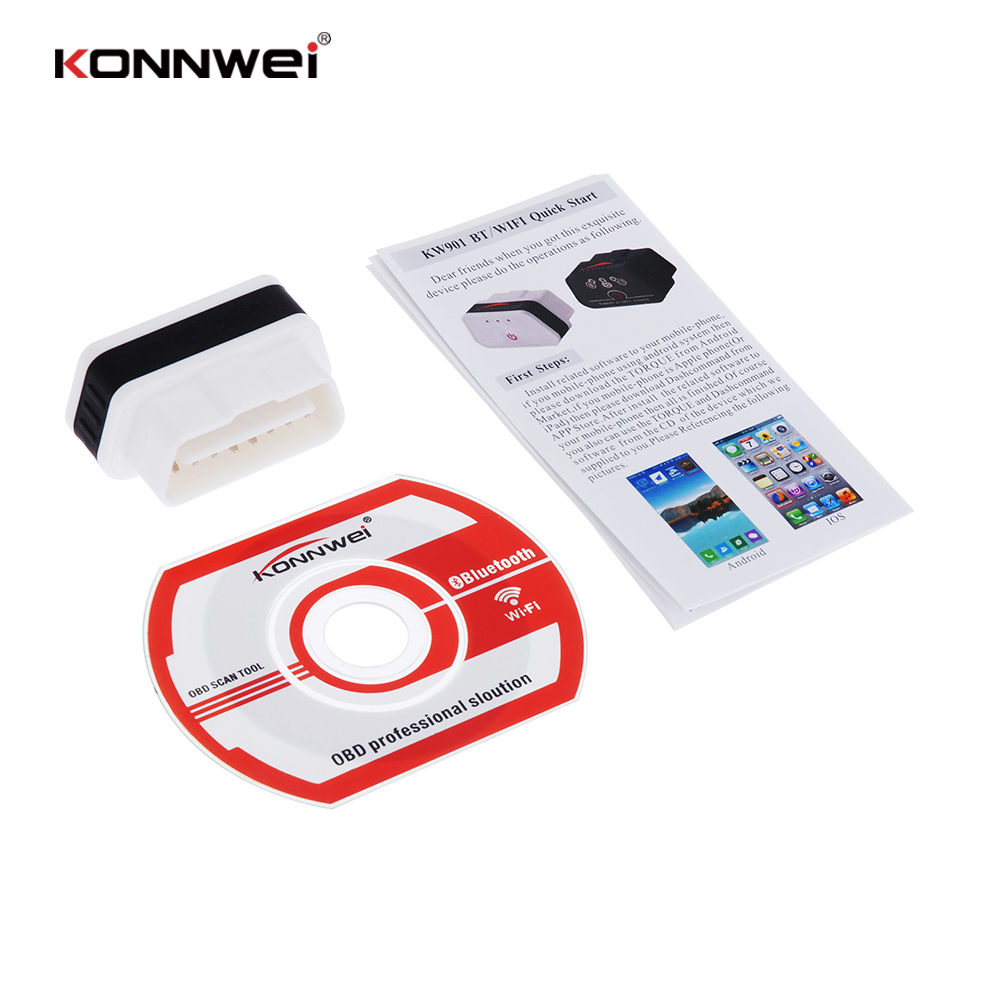 KONNWEI ELM327 OBD2 Scanner - Comprehensive Car Diagnostics