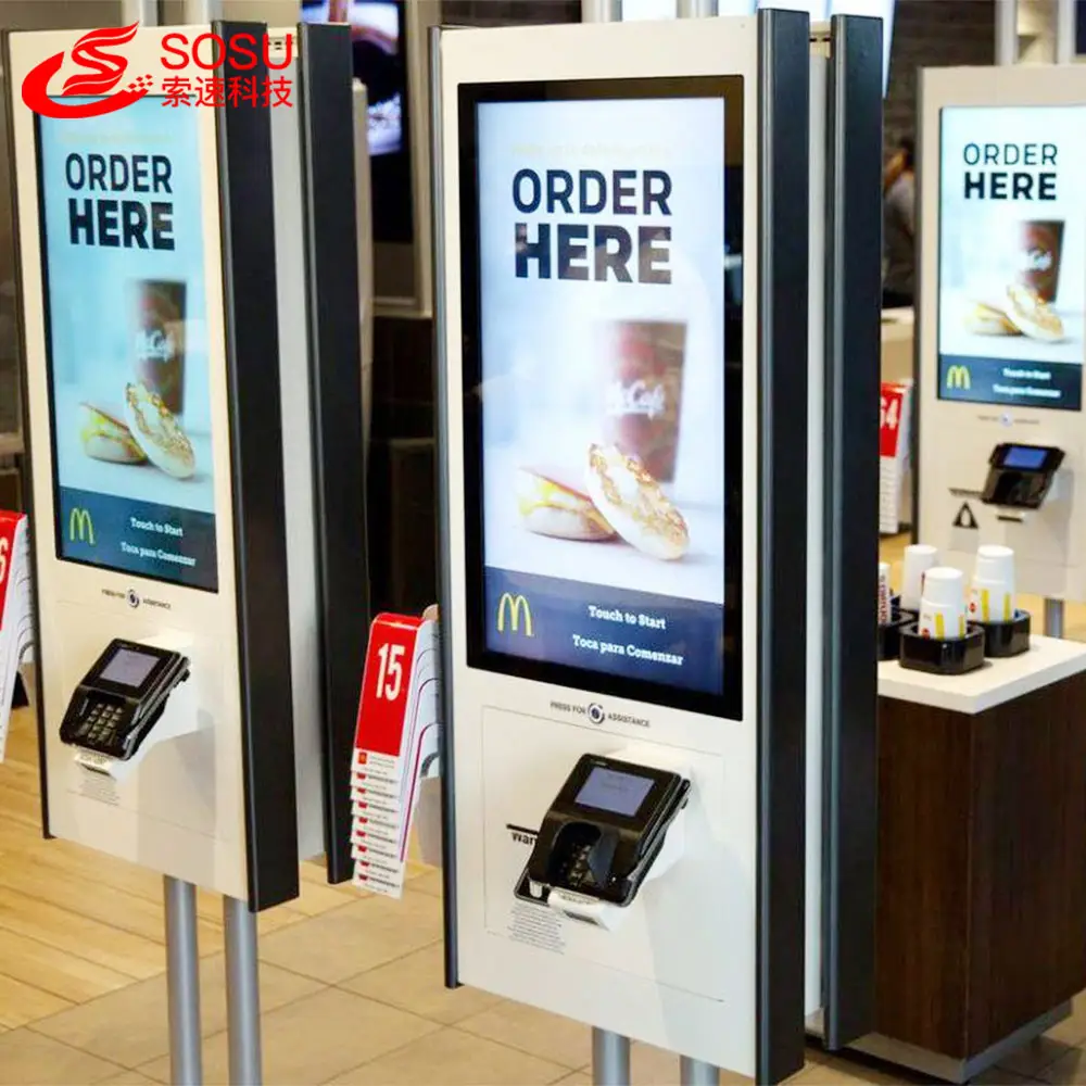 Software Cloud Server Beheren Menu All In One Pos Betaling Bestellen Food Restaurant Self Service Kiosk