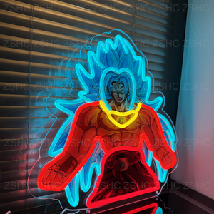 Vente en gros de LED acryliques personnalisées imprimées UV néons animés lumineux pour chambre d'enfants cadeau de fête gaming - Product Image 3