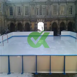 Barrier Complete Dasher Board Synthetic Ice Rink Boards Hockey Dasher Board Ice Rink Barrier