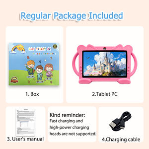 Tablette pour enfants Android 12 7 pouces la plus vendue 2 Go + 32 Go MTK Quad Core Batterie 3000 mAh Wi-Fi double bande Résolution 1024x600 Nouveau - Product Image 6
