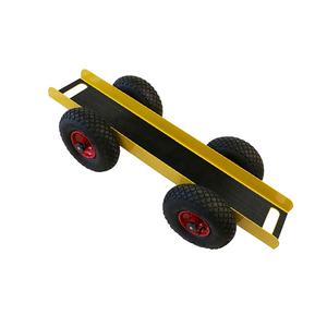 Carretilla de Transporte de Neumáticos de Alta Resistencia, Carro de 4 Ruedas con Capacidad de 300 kg, Plataforma para Mover Paneles de Yeso - Product Image 2