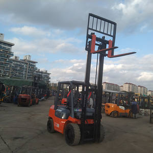 Carretilla elevadora eléctrica usada, 1 tonelada, 2 toneladas, 3 toneladas, todo terreno, potente carretilla elevadora diésel para terreno accidentado, gran oferta, venta duradera en Shanghai - Product Image 5