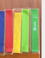 Juego de bandas de resistencia con logotipo personalizado de fábrica HUAYI/bandas elásticas de látex para gimnasio/bandas de ejercicio de potencia de Fitness