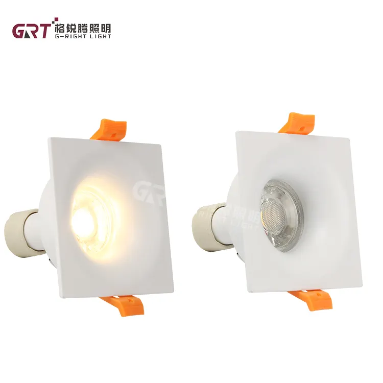Easy Installation Commercial MR16 GU10 Recessed Indoor Lighting SMD COB Ceiling LED Downlight