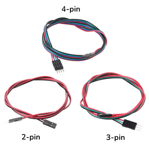 Câble de raccordement Dupont 2/3/4 broches 70 cm mâle-femelle pour Arduino, platine <span class=keywords><strong>d</strong></span>'expérimentation, <span class=keywords><strong>imprimante</strong></span> <span class=keywords><strong>3D</strong></span>, câblage électronique DIY - Product Image 2