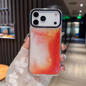 Funda de lujo con purpurina líquida y brillo para iPhone 17 16 15 14 Pro Max, con arena movediza flotante y cubierta trasera transparente - Product Image 4