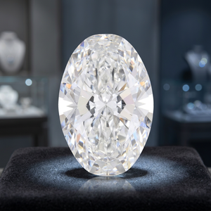 Diamant ovale élégant de 0,25 carat, cultivé en laboratoire, couleur DEF, taille excellente, éclat radiant, symétrique, allure sophistiquée, bijoux - Product Image 2