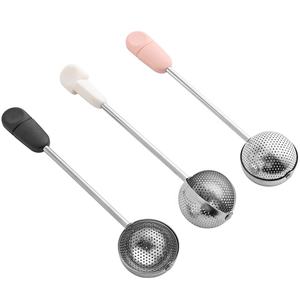 Infuseur boule à thé en acier inoxydable 304 réutilisable à long manche pour tasse et théière - Product Image 4