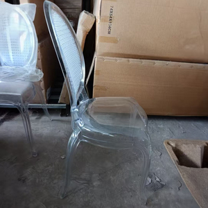 Usine <span class=keywords><strong>prix</strong></span> de gros clair Chiavari chaise de banquet napoléon en plastique acrylique tiffany mariage événement chaise - Product Image 2