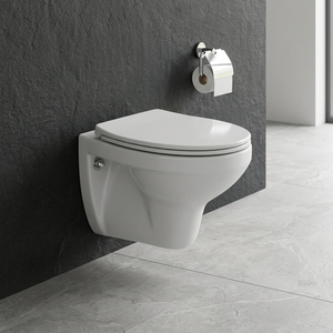 Cuvette de toilette murale en céramique au design de luxe de haute qualité Réservoir dissimulé Norme européenne pour salle de bain WC Prix - Product Image 1