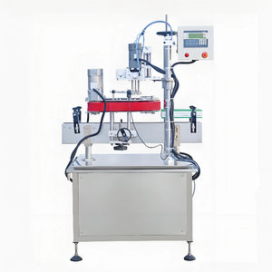 Máquina taponadora <span class=keywords><strong>de</strong></span> 4 ruedas <span class=keywords><strong>de</strong></span> goma <span class=keywords><strong>de</strong></span> silicona <span class=keywords><strong>de</strong></span> Venta caliente para varias tapas Atornillar Fácil <span class=keywords><strong>de</strong></span> operar Alta velocidad - Product Image 1