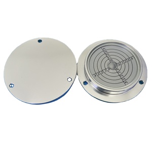 Anduuk Giá Rẻ Kim Loại Tinh Thần Mức Độ Lọ Đĩa Mức Độ Cần Cẩu Kim Loại Vòng Mức Độ Bong Bóng 70x50x15 80x62x15 100x75x20Mm Mặt Bích Với Lỗ - Product Image 5