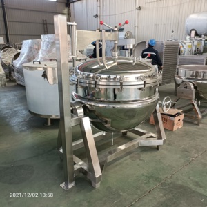 Büyük kapasiteli et fasulye <span class=keywords><strong>Hummus</strong></span> endüstriyel buhar basınçlı su ısıtıcısı gıda düdüklü tencere ticari düdüklü tencere - Product Image 2