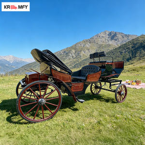 Chariot de Mariage Cendrillon avec Lumières LED, Chariot de Noël de Luxe, Chariots Tirés par des Chevaux - Product Image 3