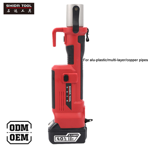 Outil de plomberie portable pour tuyaux multicouches PEX et cuivre SD1930, outil de sertissage hydraulique pour tuyaux en acier inoxydable HVAC alimenté par batterie - Product Image 1