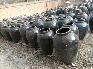 Chinese Antique <strong>Ceramic</strong> <strong>Flower</strong> Black <strong>Pot</strong> - Product Image 5