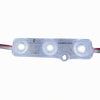 Module LED 12V CC pour enseignes publicitaires en lettres lumineuses, 165 à 200 lumens, faisceau de 120 degrés, durée de vie de 10 000 heures