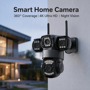 Caméra de surveillance intelligente 4K pour la maison, kit d'accessoires complet pour une installation facile - Product Image 2