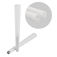 Lot de 1000 cônes pré-roulés classiques et simples, faits à la main, personnalisables avec votre marque, en papier de pâte de bois coloré, avec impression, 70mm/84mm/98mm/109mm