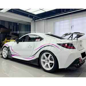 Falda lateral de fibra de carbono estilo HKS para Toyota GR86 ZN8 Subaru BRZ ZD8 - Product Image 3