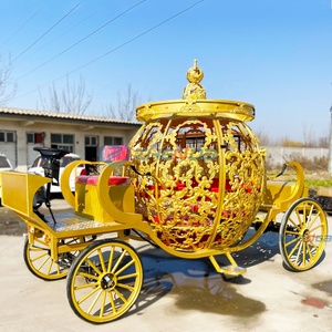 Golden High Quality Electric Pumpkin Carriage/classic Electric Pumpkin Carriage Factory Outlet - Product Image 5