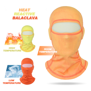 Passamontagna termocromico da <span class=keywords><strong>uomo</strong></span> OEM colorato, reattivo al calore, invernale, con logo personalizzato, per attività all'aperto - Product Image 2