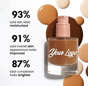 Nuovo trucco finitura naturale di alta qualità crudeltà idratante di lunga durata controllo olio copertura completa migliore fondazione - Product Image 4