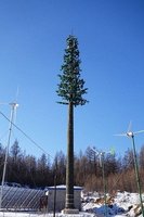 Torre de Telecomunicaciones Camuflada Tipo Árbol Biónico para 4G/5G, Mástil de Acero Galvanizado en Caliente con Tubo Redondo para Zonas Residenciales, Parques y Áreas Escénicas