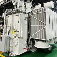 Transformateur de puissance immergé dans l'huile SZ-50000/110 50MVA 110kV Entrée 50Hz Triphasé Sortie 10.5KV Refroidissement ONAN