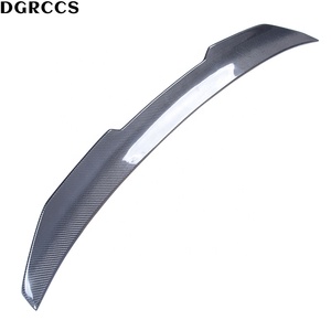 DGRCCS for A6 C7 Sedan PSM Style Carbon Fiber Rear Spoiler Trunk Wing 2012-2015 Polished Tape Installation - Product Image 6